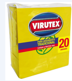 Paños amarillos VIRUTEX
